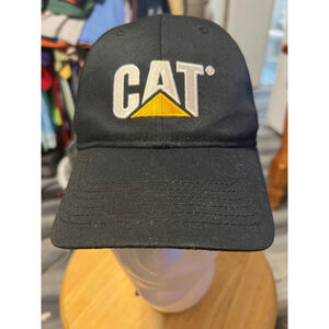 Men's CAT Hat, Baseball Cap, Adjustable, Black